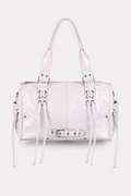 Ayla Pearl Lilac Buckle Shoulder Bag