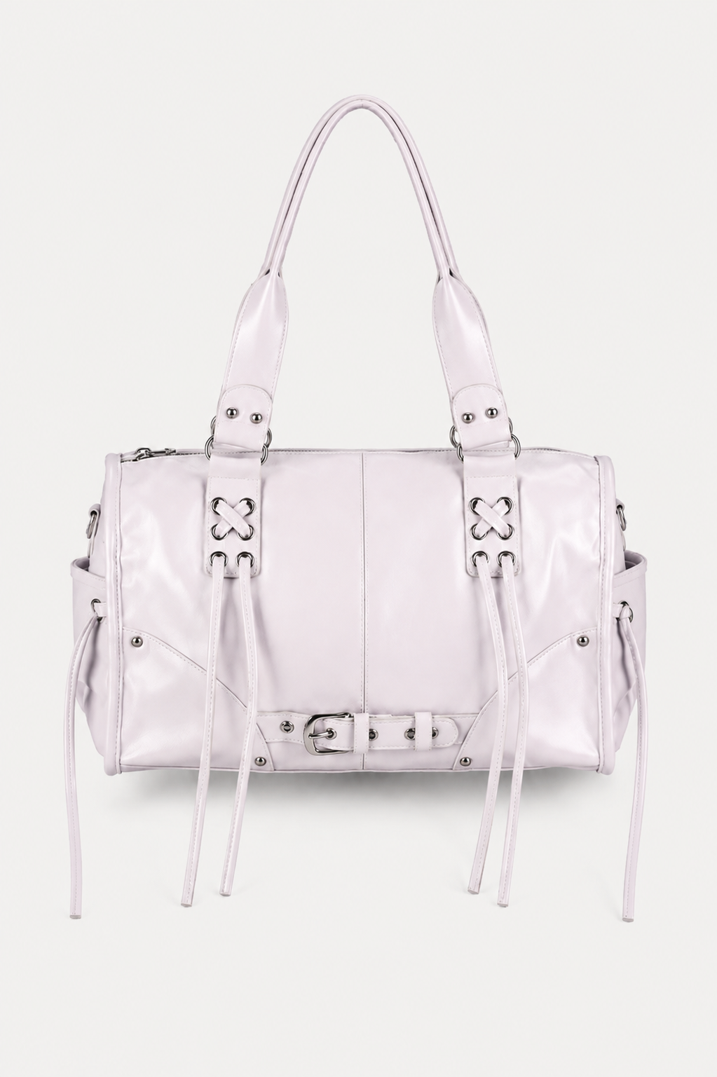 Ayla Pearl Lilac Buckle Shoulder Bag