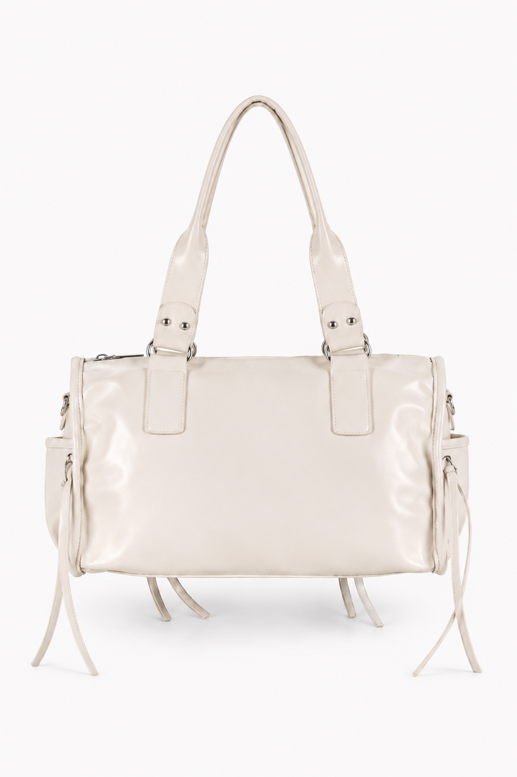 Ayla Vanilla Cream Buckle Shoulder Bag