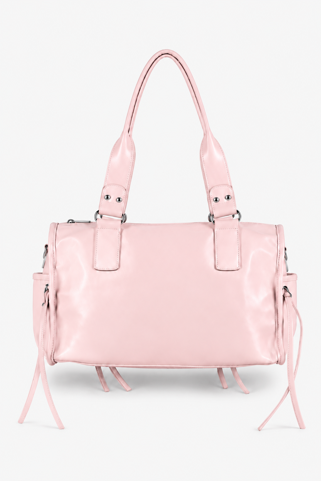 Ayla Blush Pink Buckle Shoulder Bag