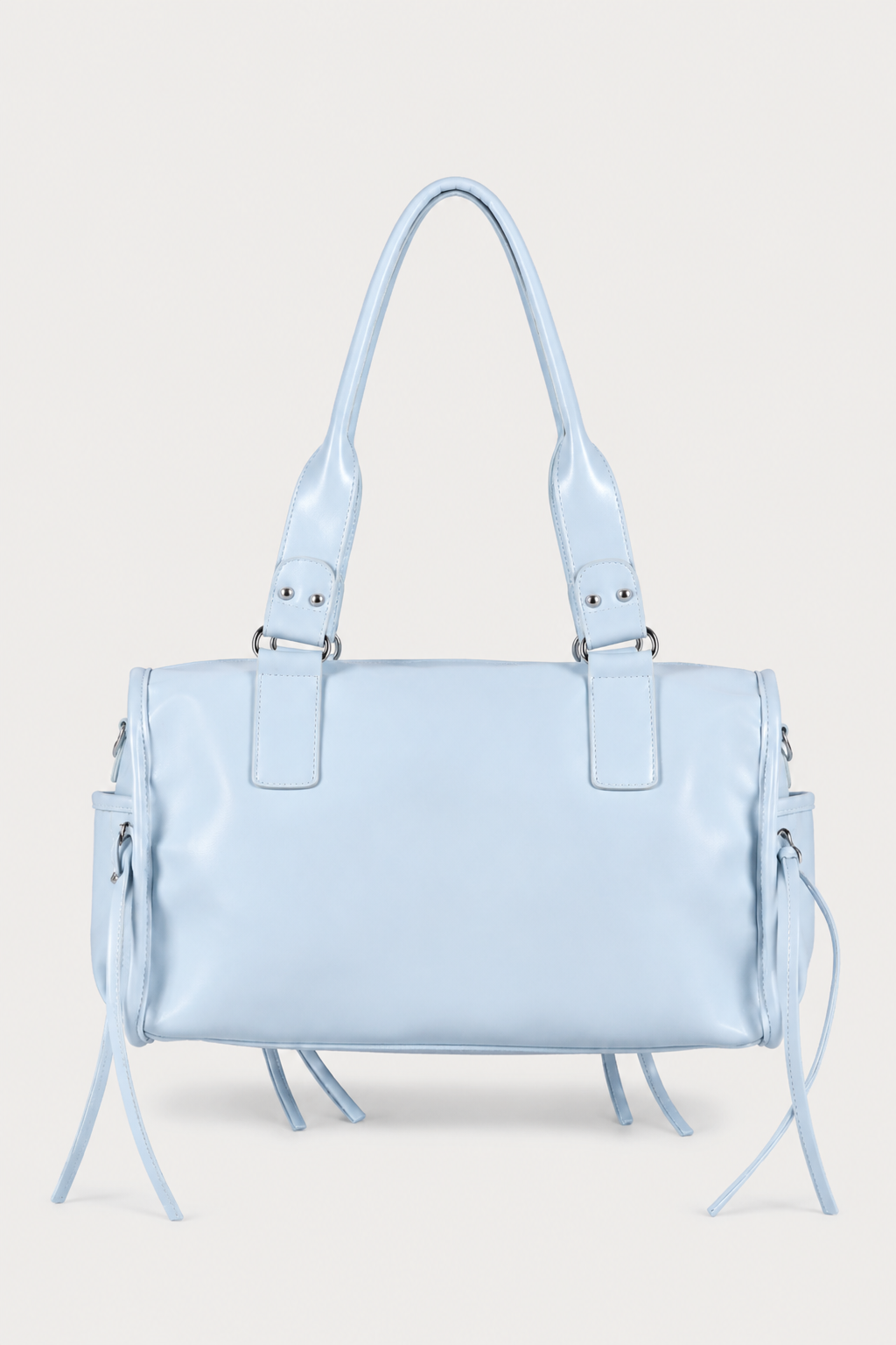 Ayla Powder Blue Buckle Shoulder Bag