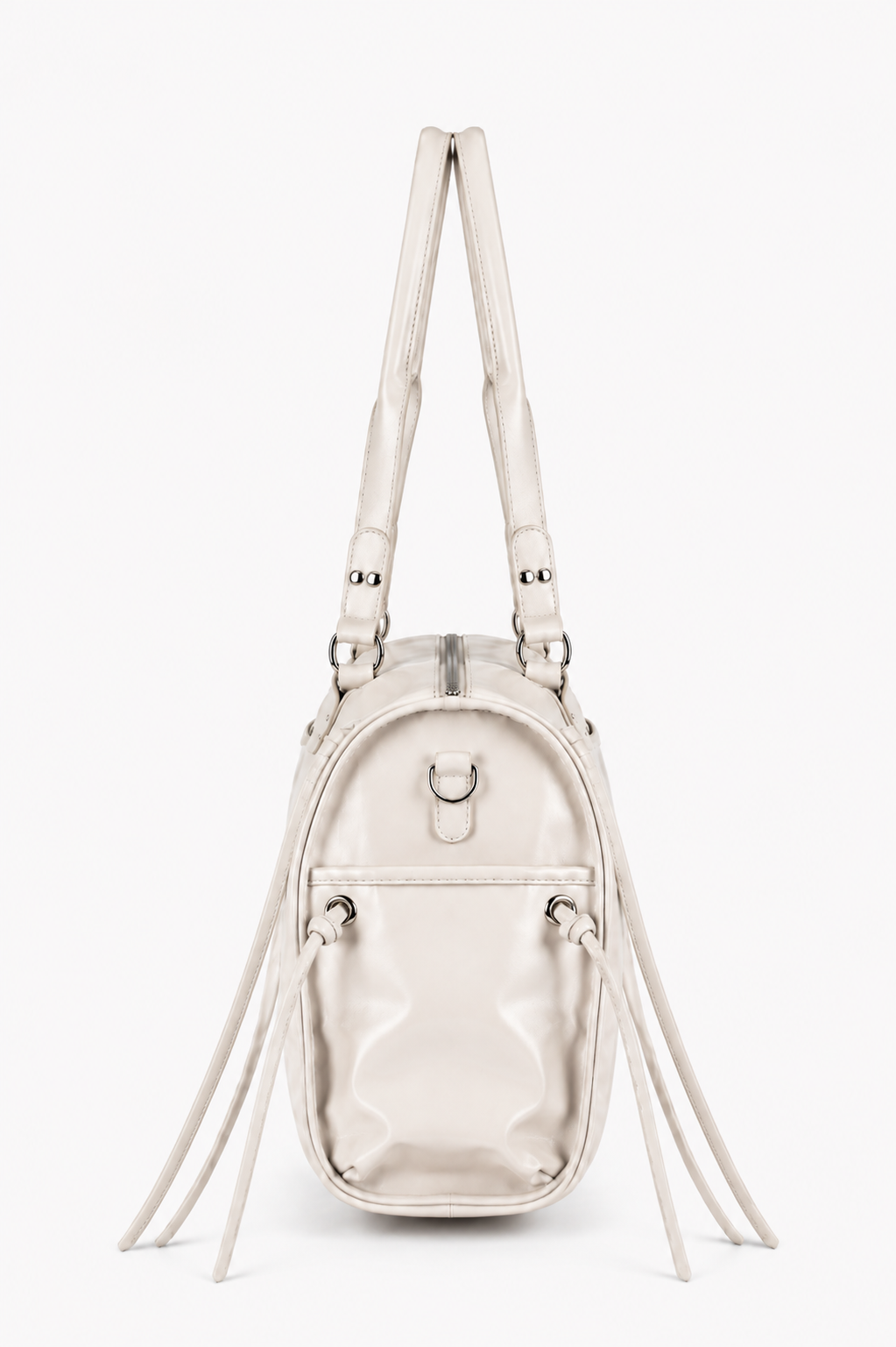 Ayla Vanilla Cream Buckle Shoulder Bag