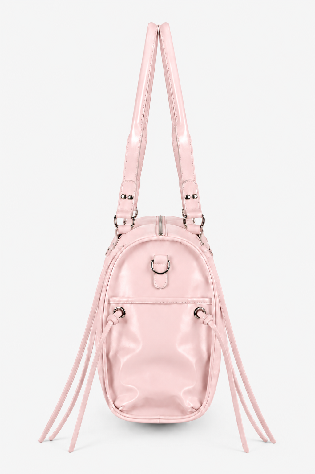 Ayla Blush Pink Buckle Shoulder Bag