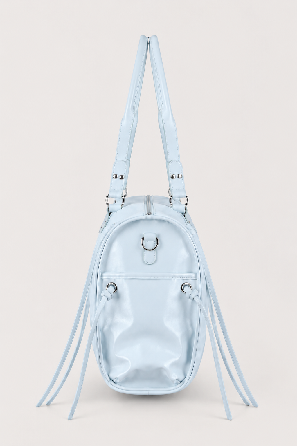 Ayla Powder Blue Buckle Shoulder Bag