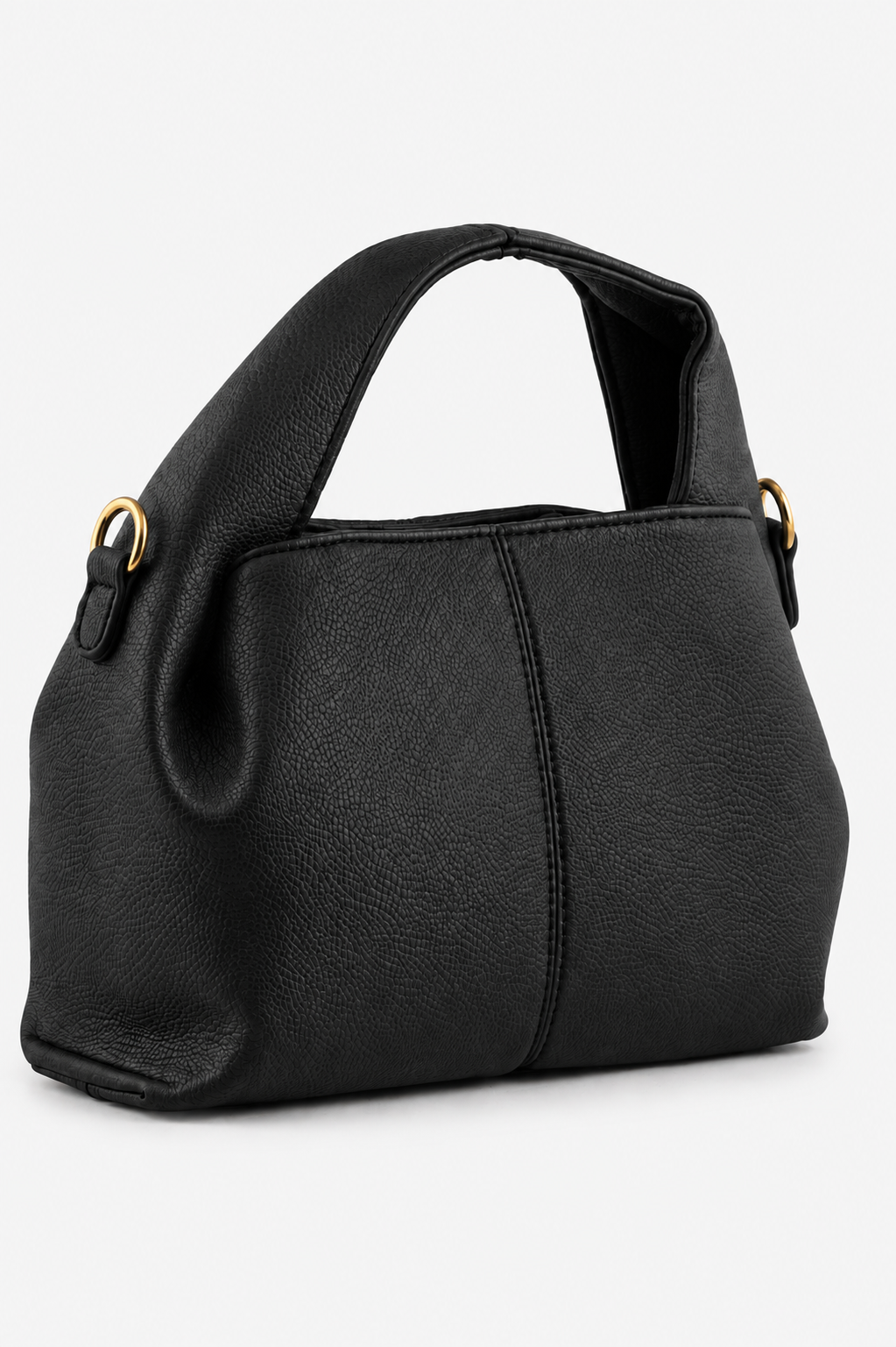 Sana Midnight Black Hobo Shoulder Bag
