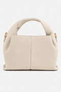 Sana Warm Ivory Hobo Shoulder Bag