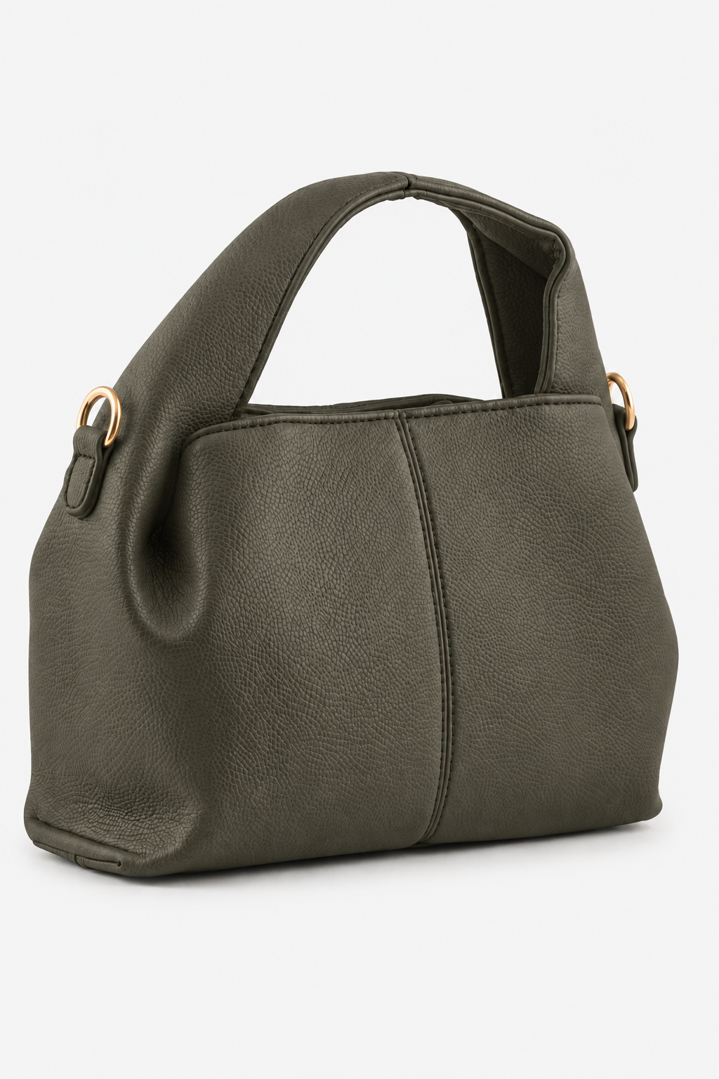Sana Deep Olive Hobo Shoulder Bag