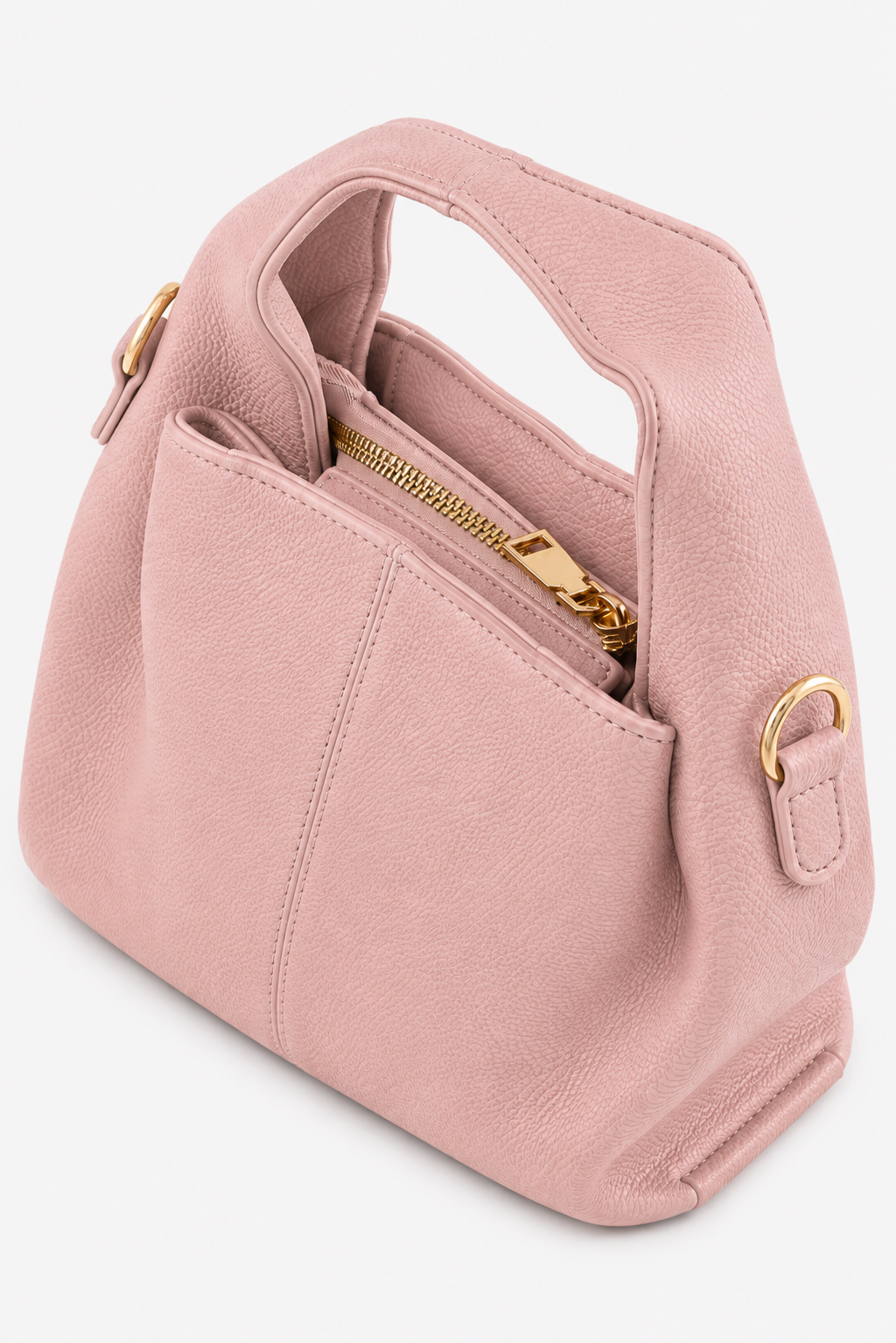 Sana Blush Pink Hobo Shoulder Bag