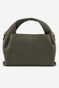 Sana Deep Olive Hobo Shoulder Bag