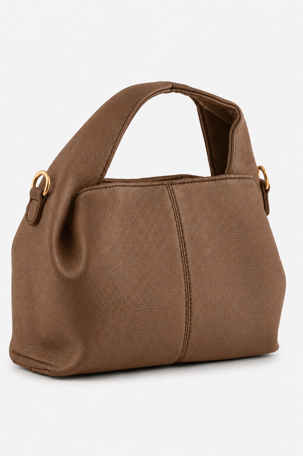Sana Caramel Hobo Shoulder Bag