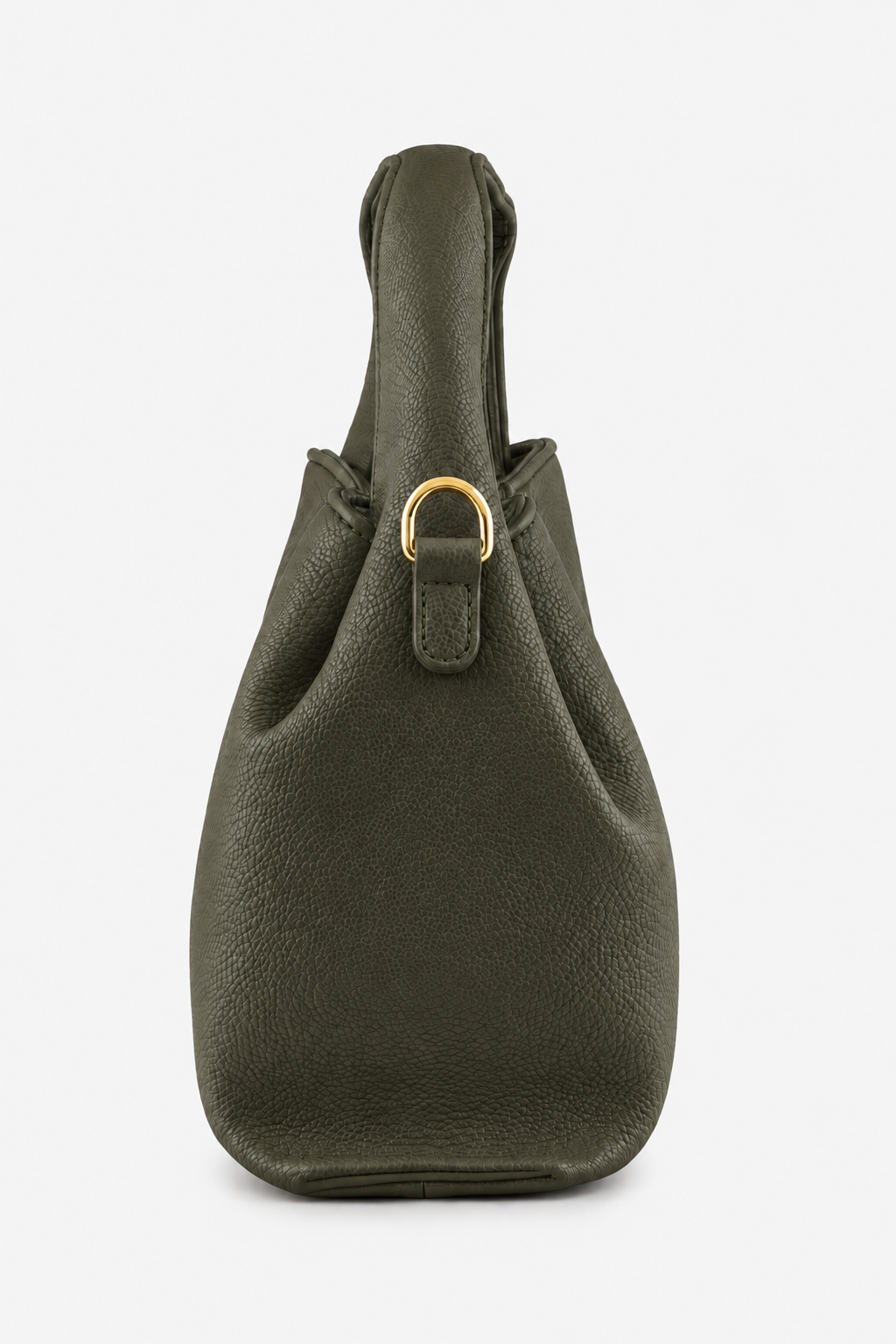 Sana Deep Olive Hobo Shoulder Bag