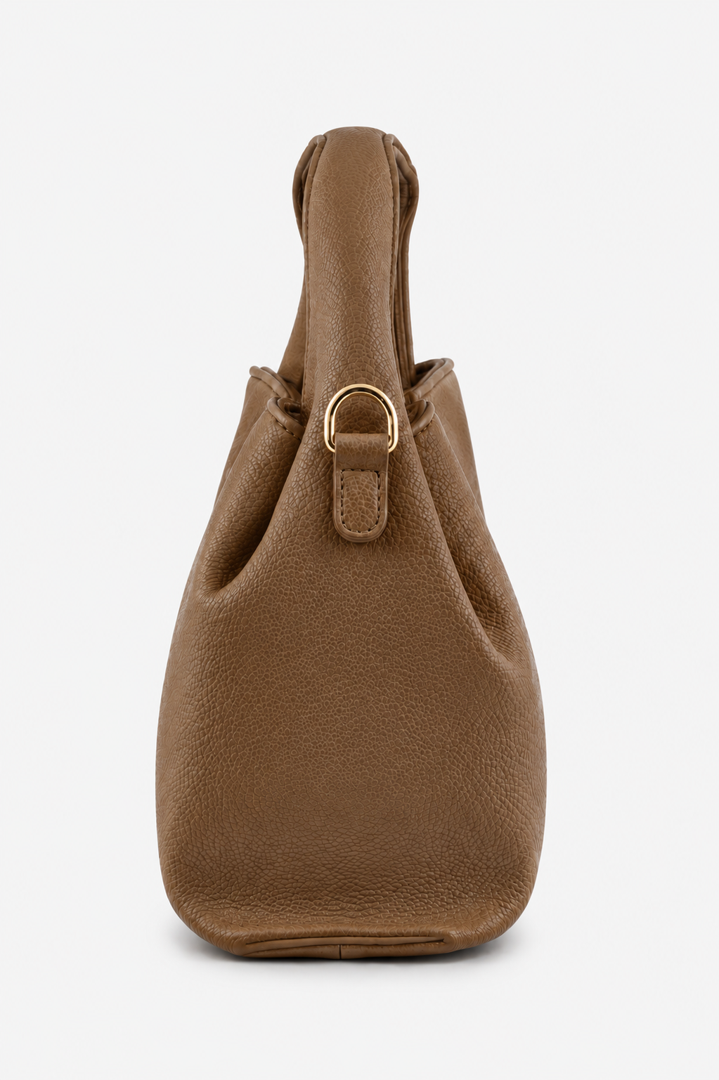 Sana Caramel Hobo Shoulder Bag