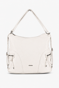Ayla Pearl Ivory Hobo Shoulder Bag