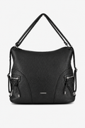 Ayla Midnight Black Hobo Shoulder Bag