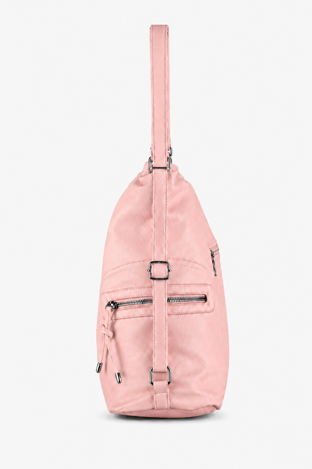 Ayla Blush Pink Hobo Shoulder Bag