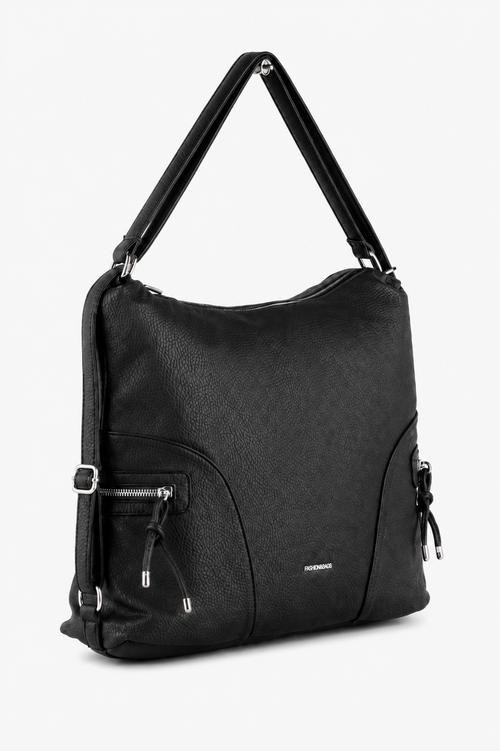 Ayla Midnight Black Hobo Shoulder Bag