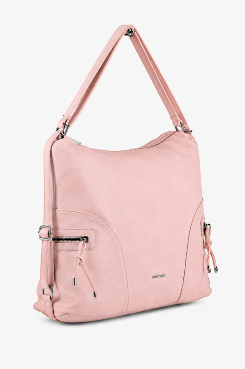 Ayla Blush Pink Hobo Shoulder Bag