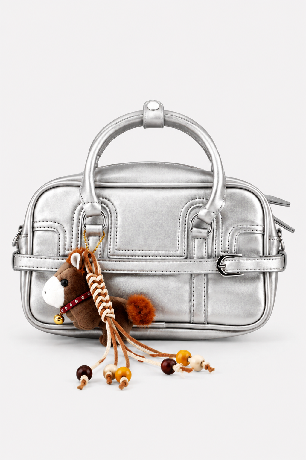 Luna Moonlight Silver Charm Satchel