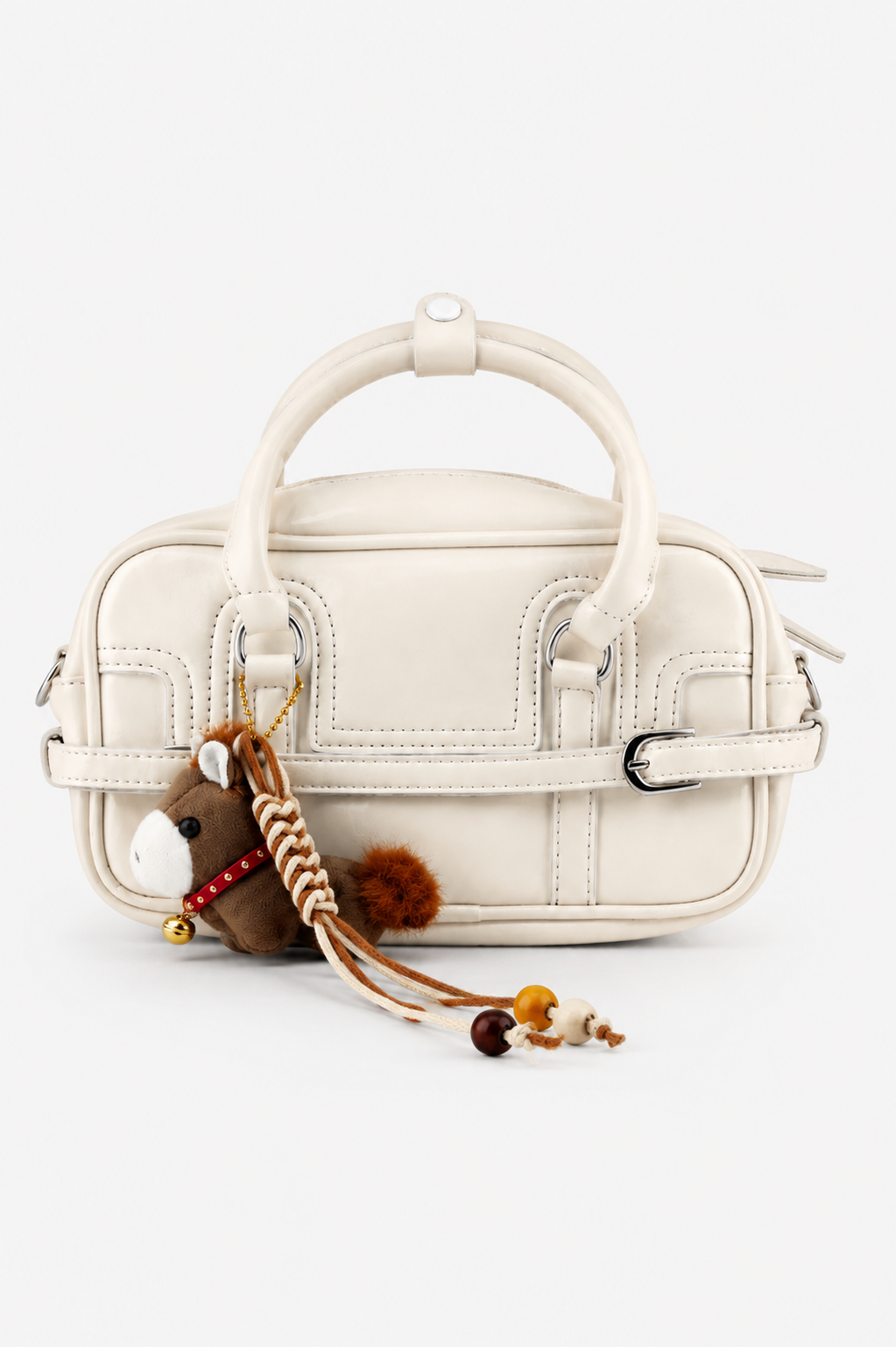 Luna Vanilla Ivory Charm Satchel