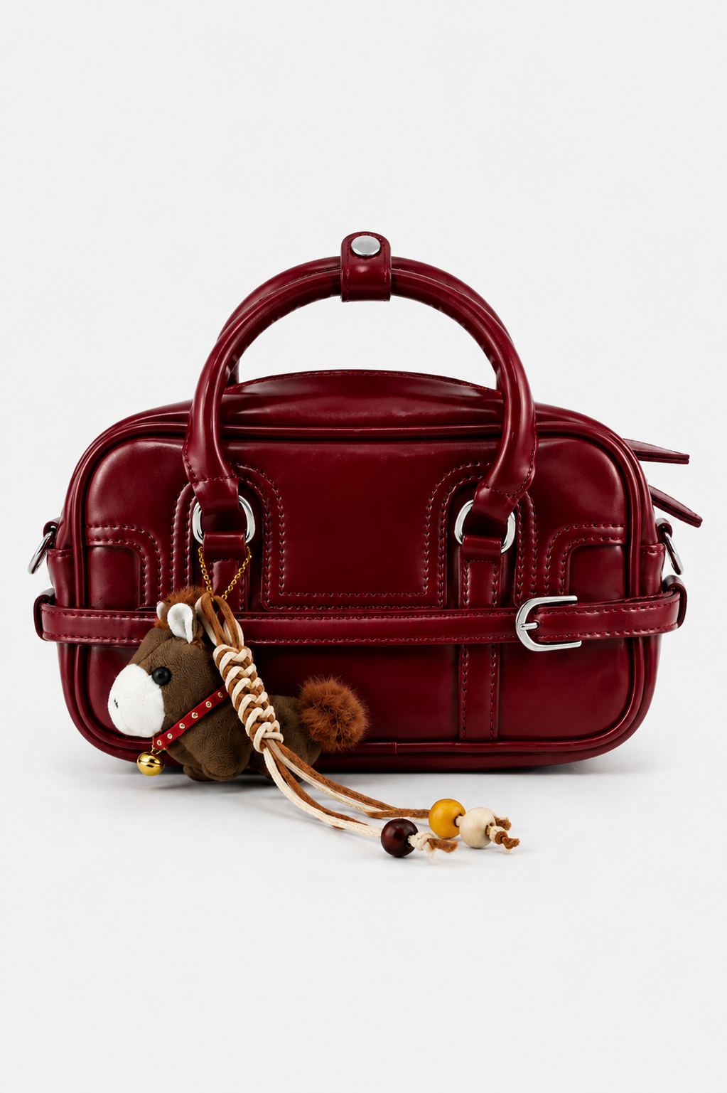 Luna Ruby Red Charm Satchel