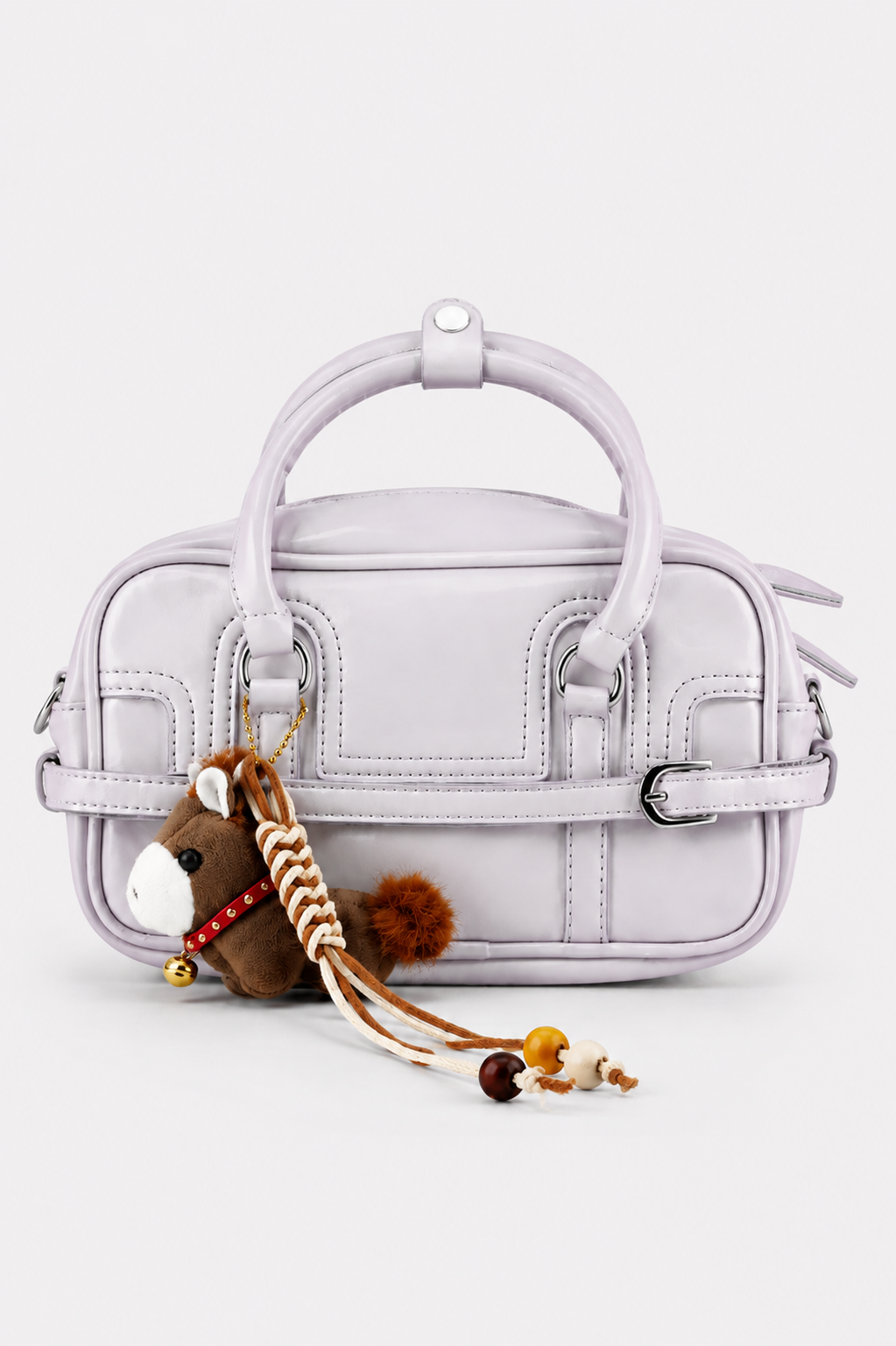 Luna Pearl Lilac Charm Satchel