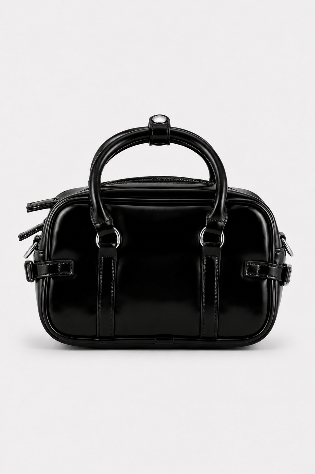 Luna Onyx Black Charm Satchel