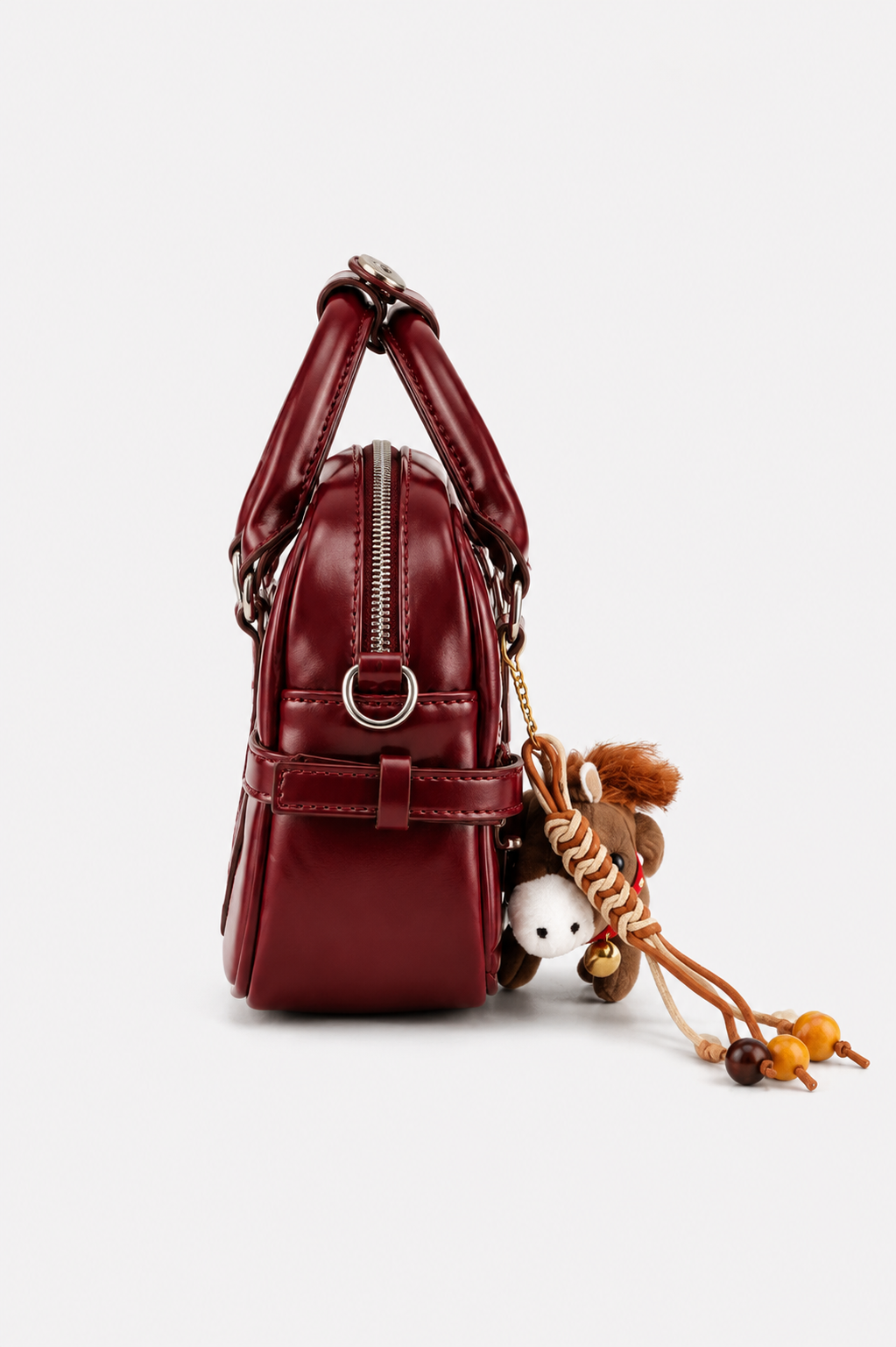 Luna Ruby Red Charm Satchel