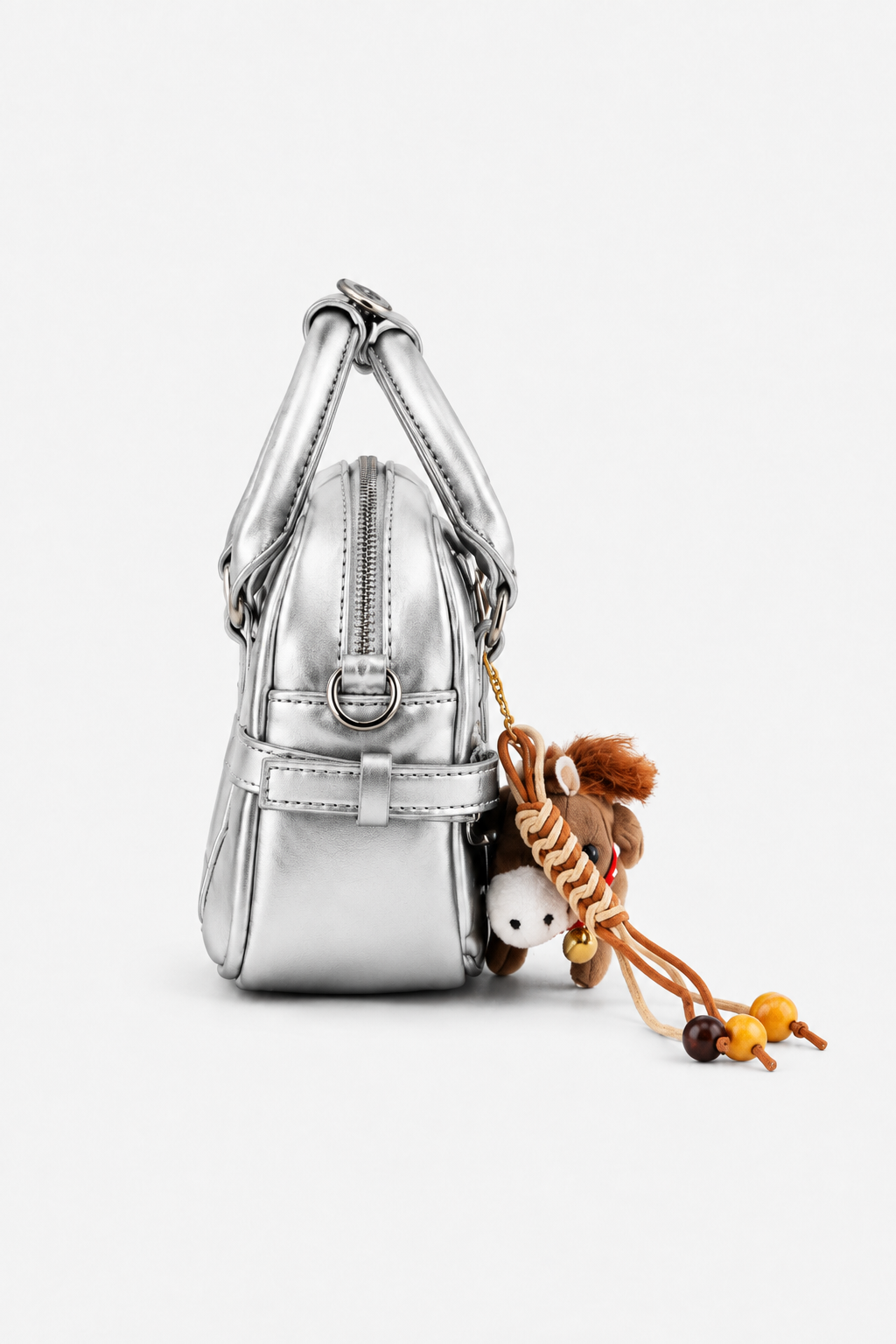 Luna Moonlight Silver Charm Satchel