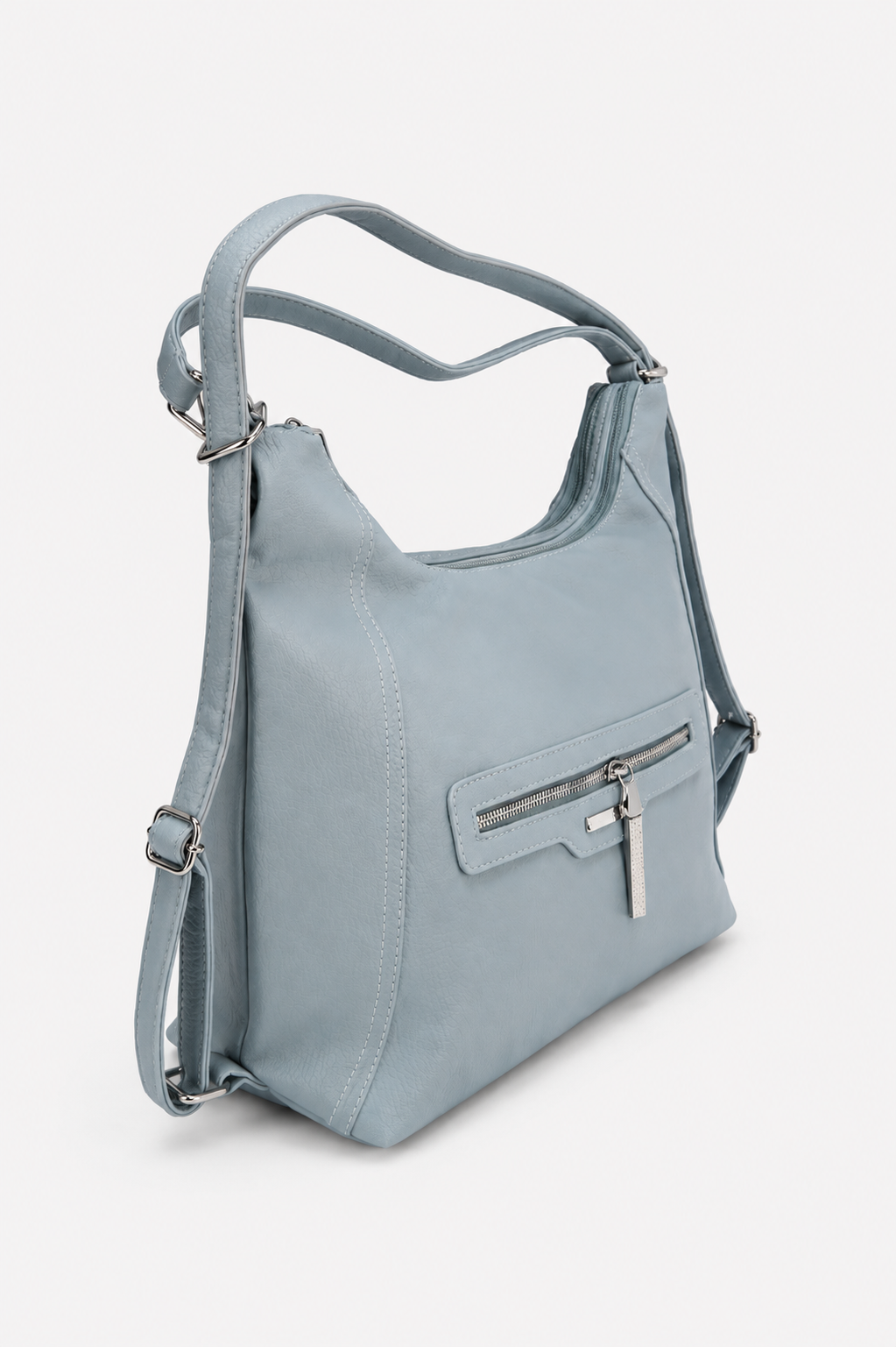 Ayla Mist Blue Hobo Shoulder Bag