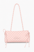 Mira Blush Pink Polka Dot Shoulder Bag