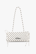 Mira Classic Ivory Polka Dot Shoulder Bag