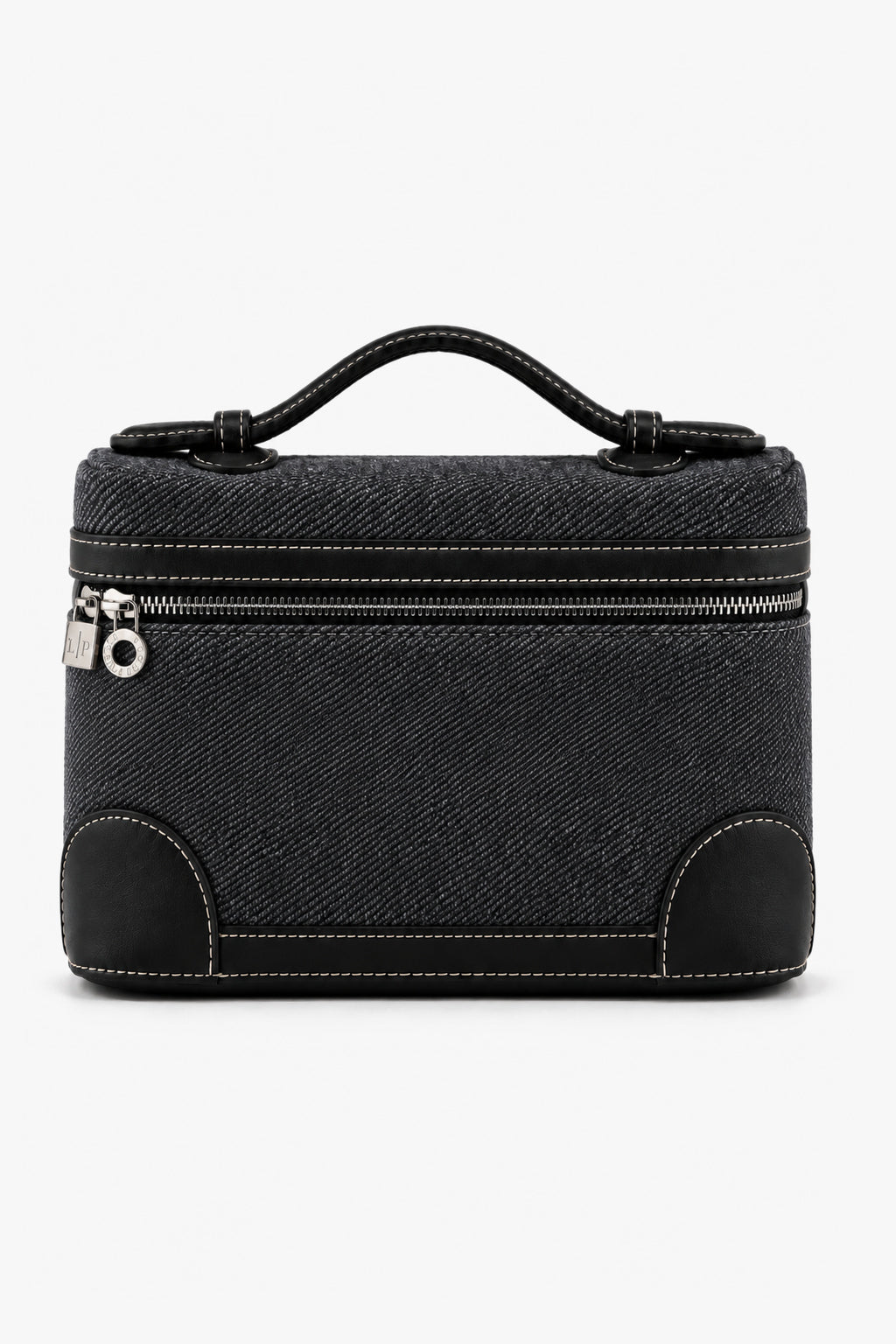 Nora Charcoal Denim Box Bag