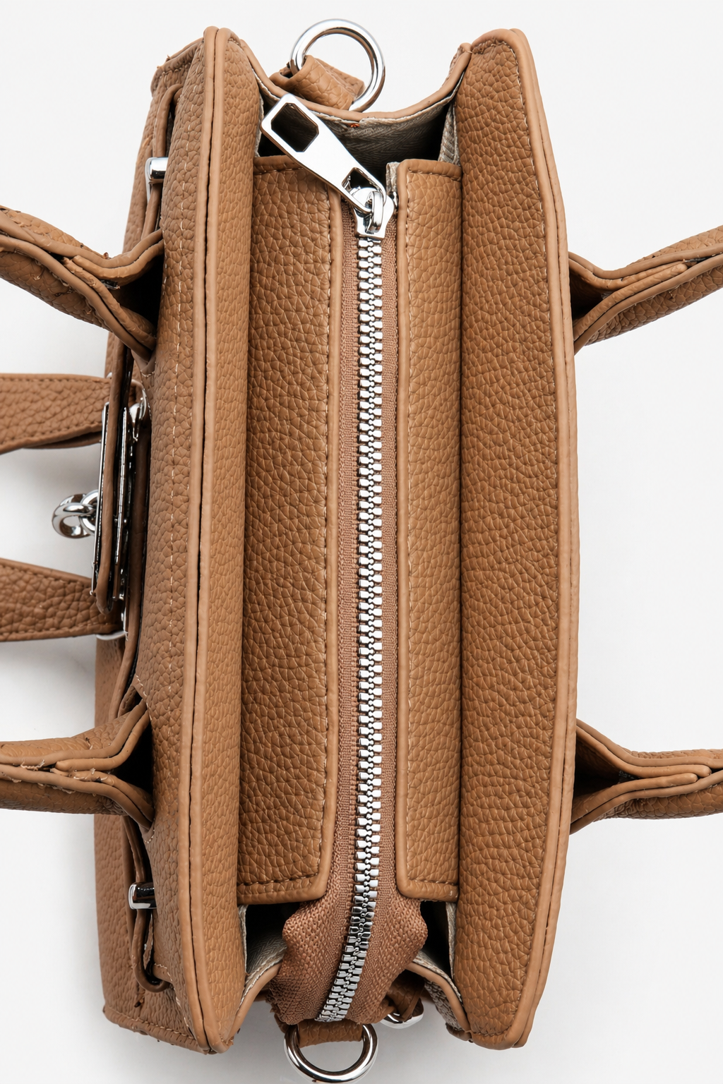 New Arrivals Mocha Luxe Satchel